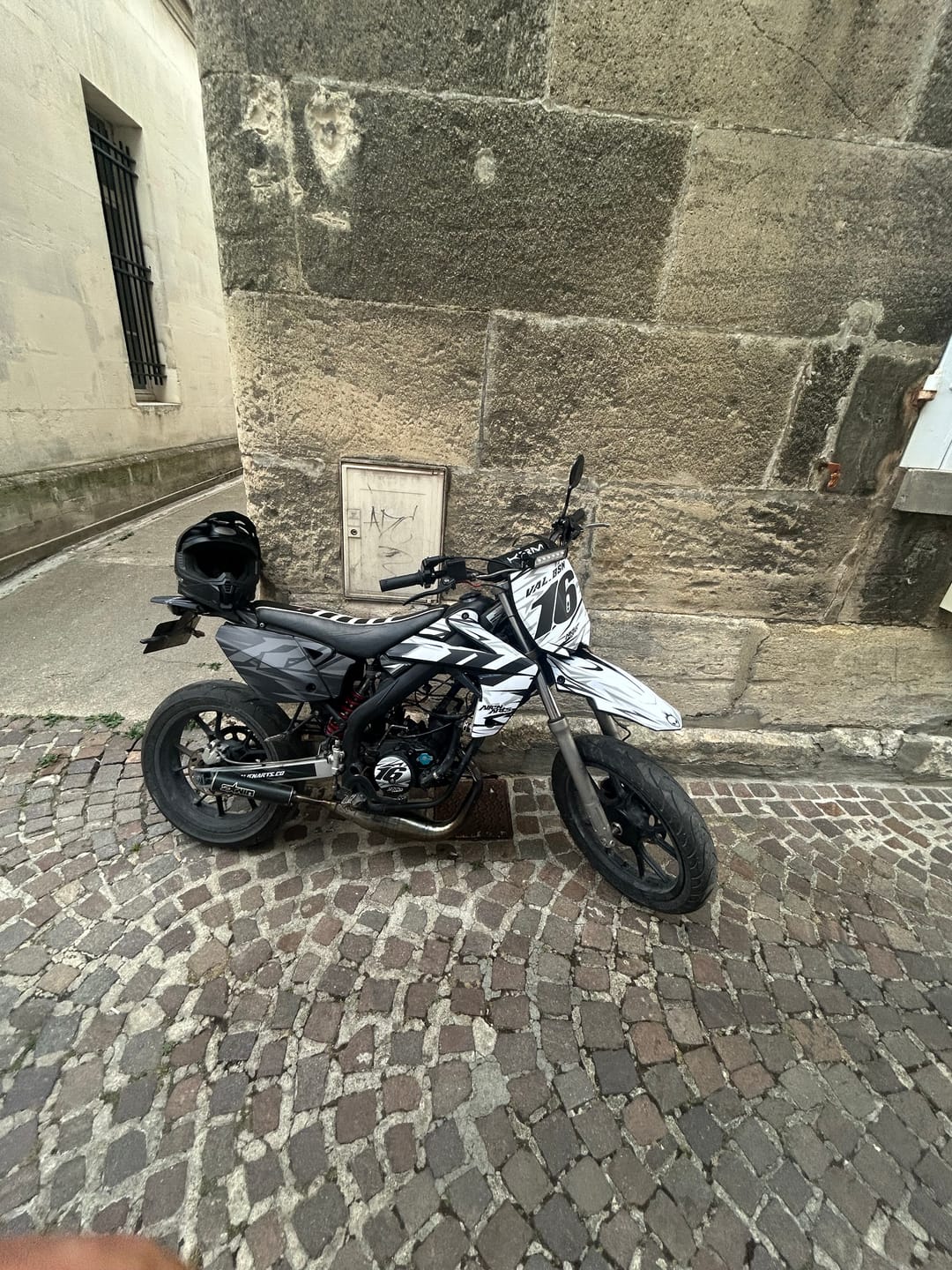 Customer photo review of 0RBIS - Kit deco RIEJU 50cc - Blanc