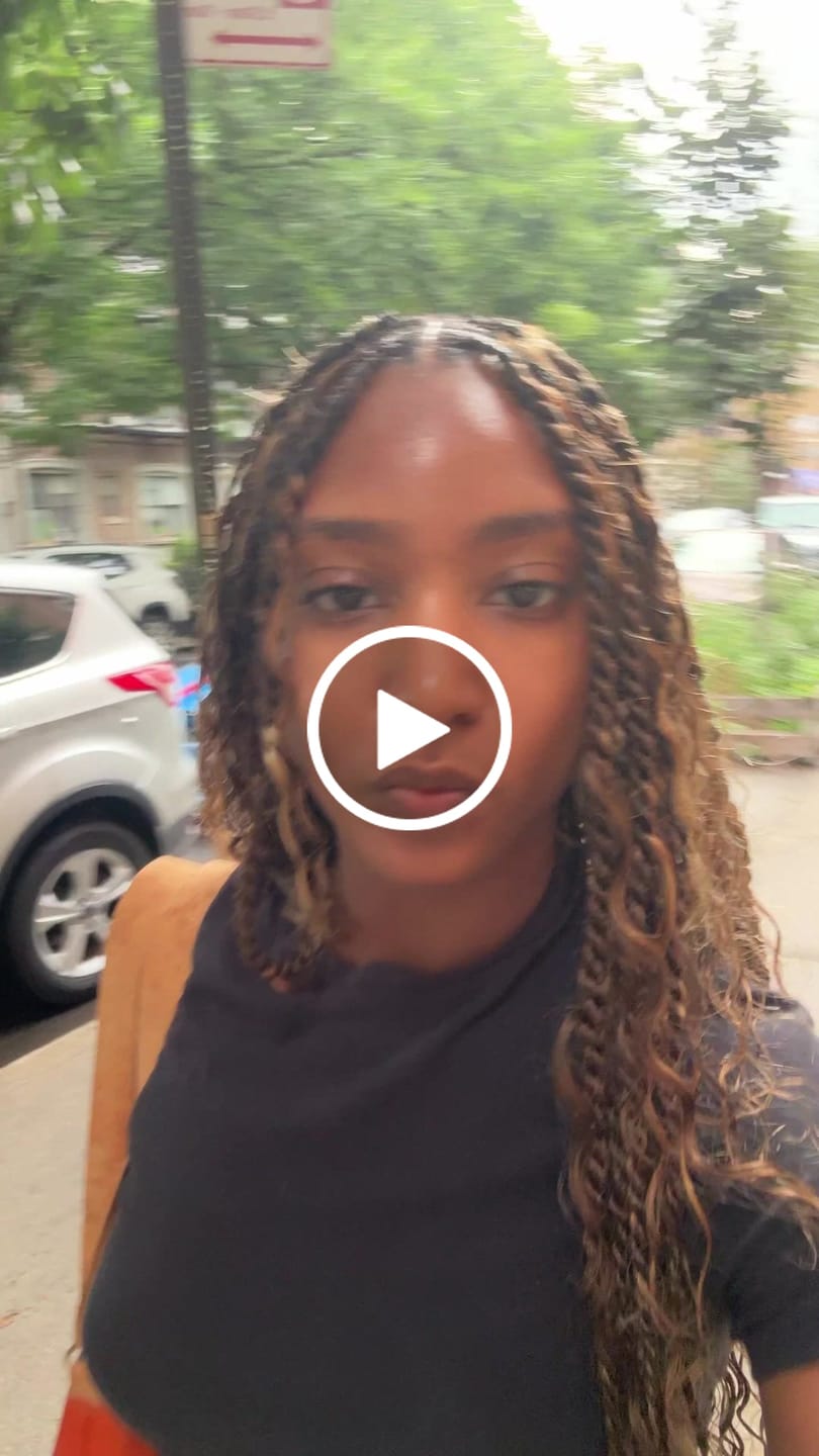 Customer video review of #4/27/30/613 Mix Color Blend Deep Wave Human Braiding Hair