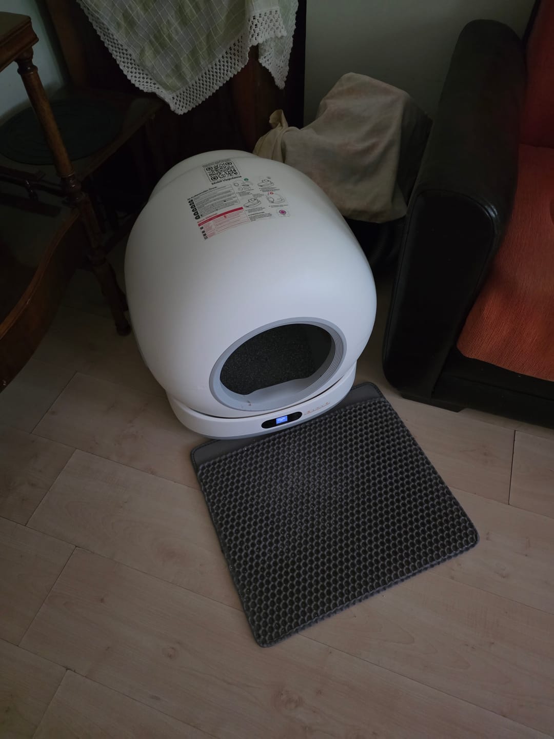 Customer photo review of Otomatik Kedi Tuvaleti (Kameralı) | 72 Lt, 1080p, Mobil Kontrol, Wifi, Akıllı Kedi Tuvaleti (X8623)