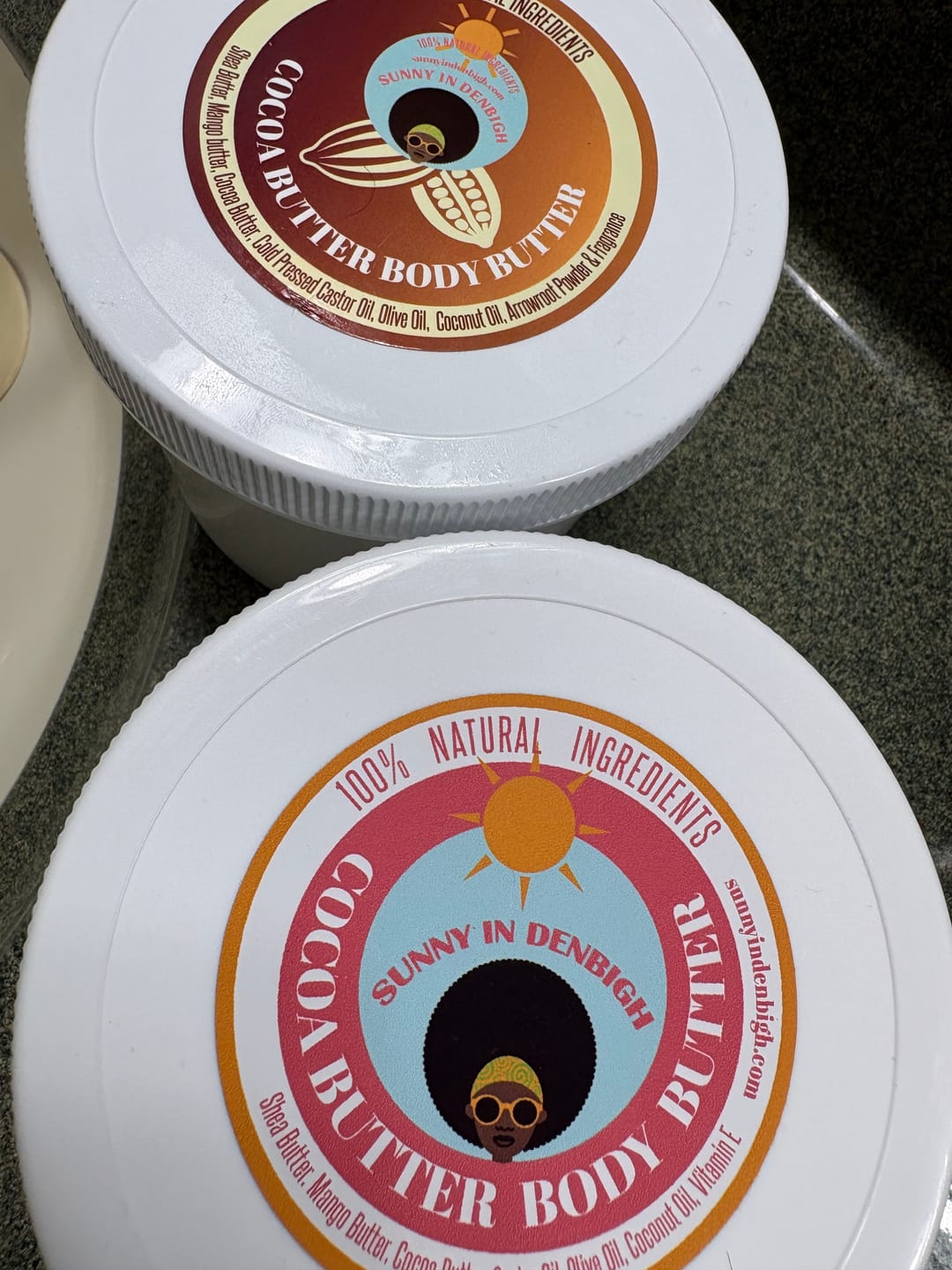 Customer photo review of Cocoa Butter Body Butter