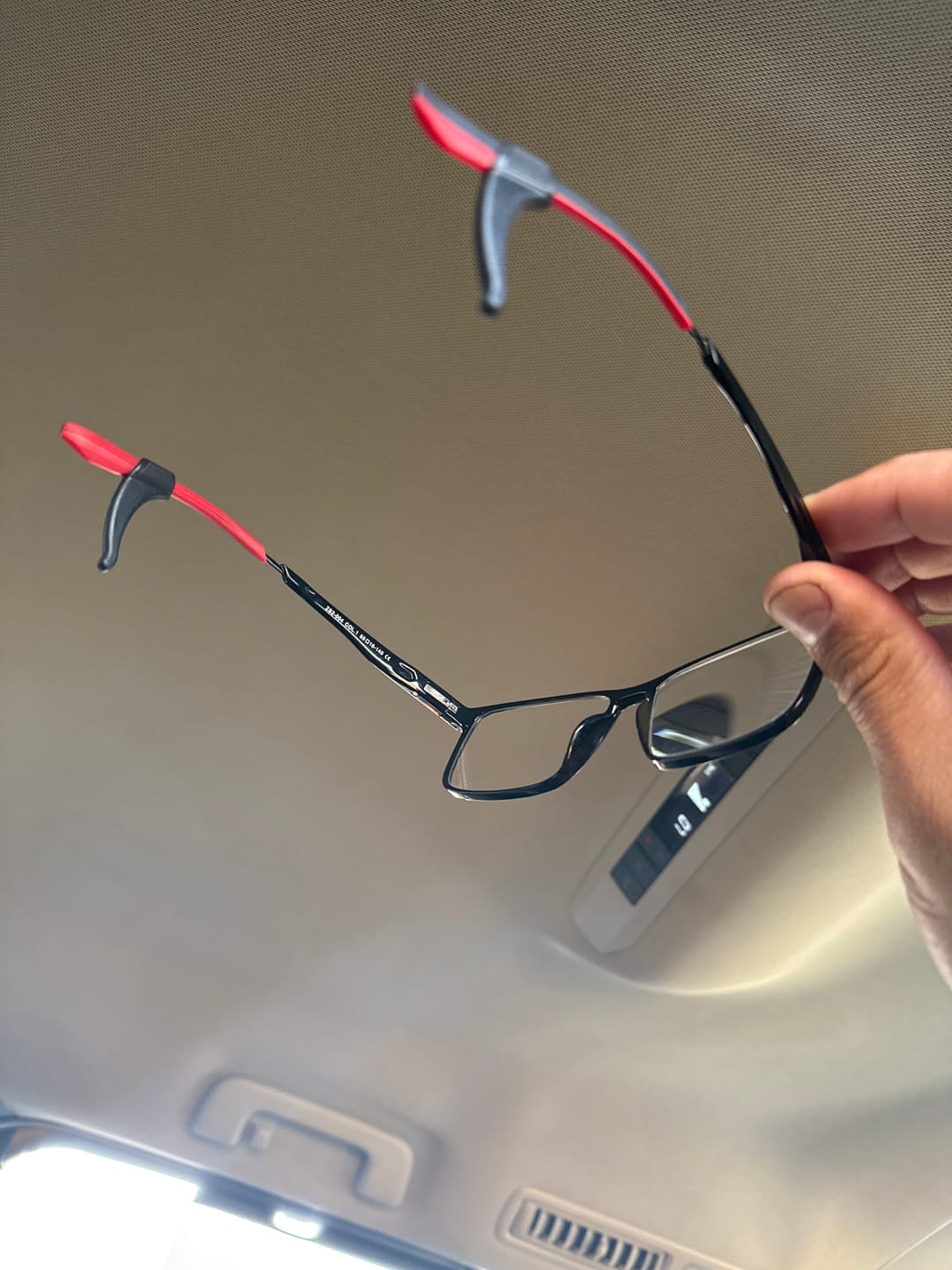 Customer photo review of Colt Magnetic Clip-on | Black Frame