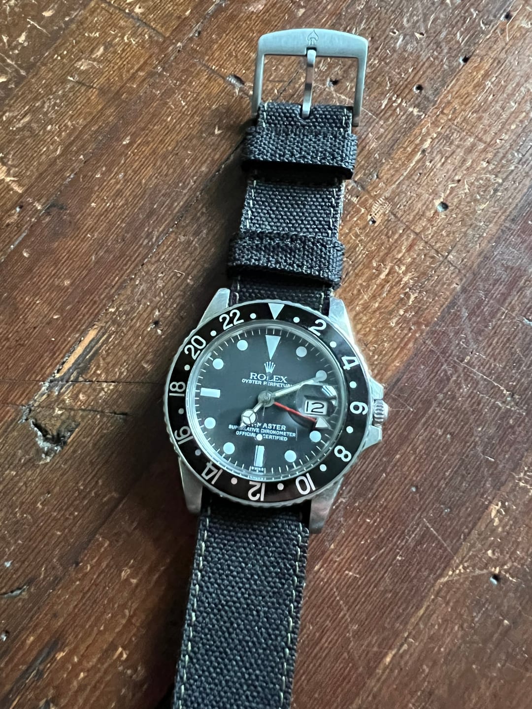 Customer photo review of CAT Strap - NEW - Premium Cotton Nylon Blend