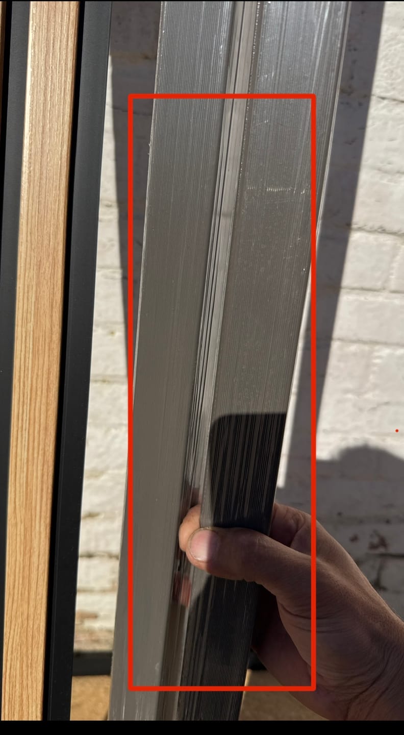 Customer photo review of 2.9M Outdoor Trim (Multiple Colours)