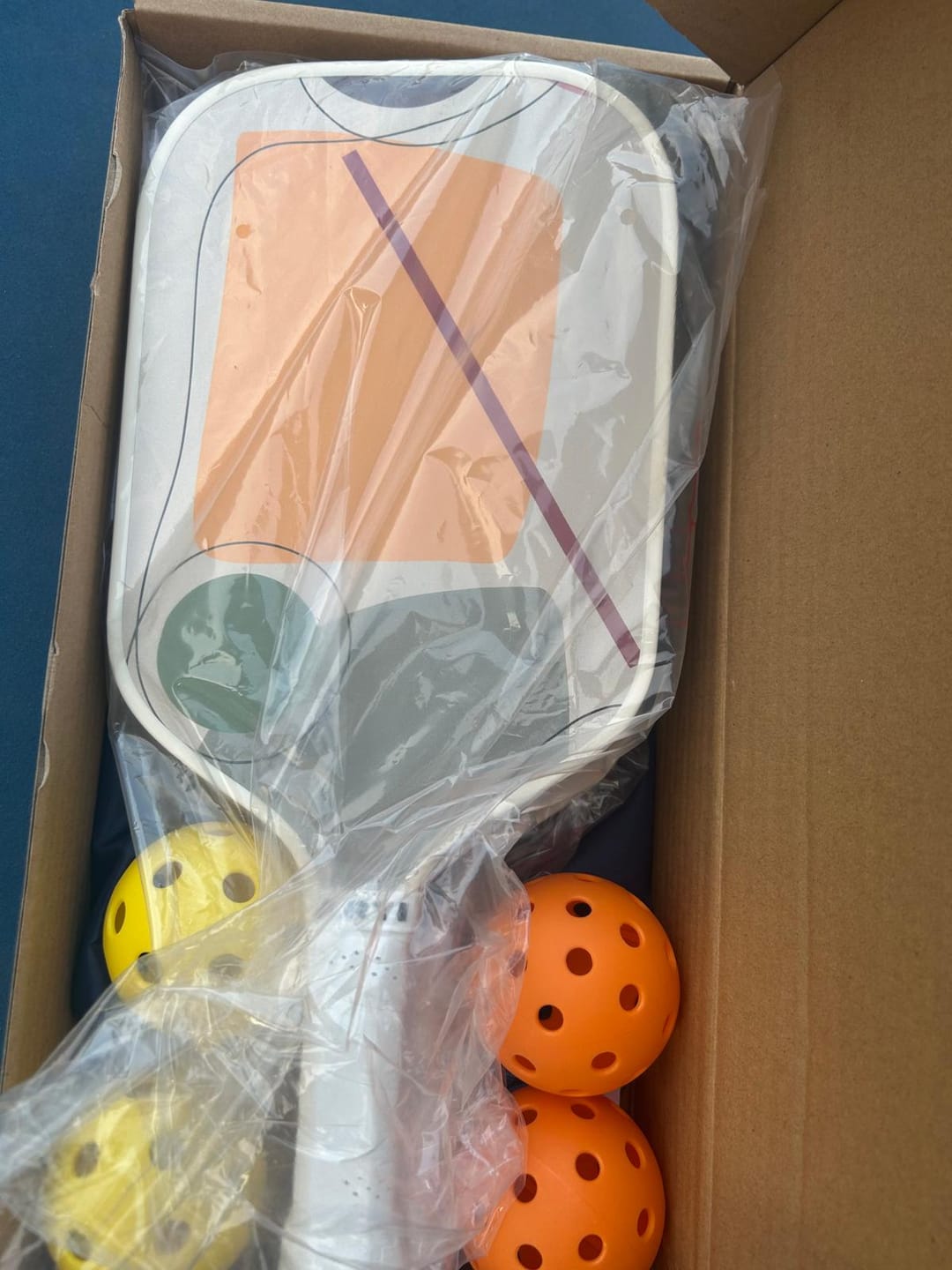 Customer photo review of ARTI Fiberglass "Horizon Duo" Pickleball Paddle Set - USA Pickleball Approved