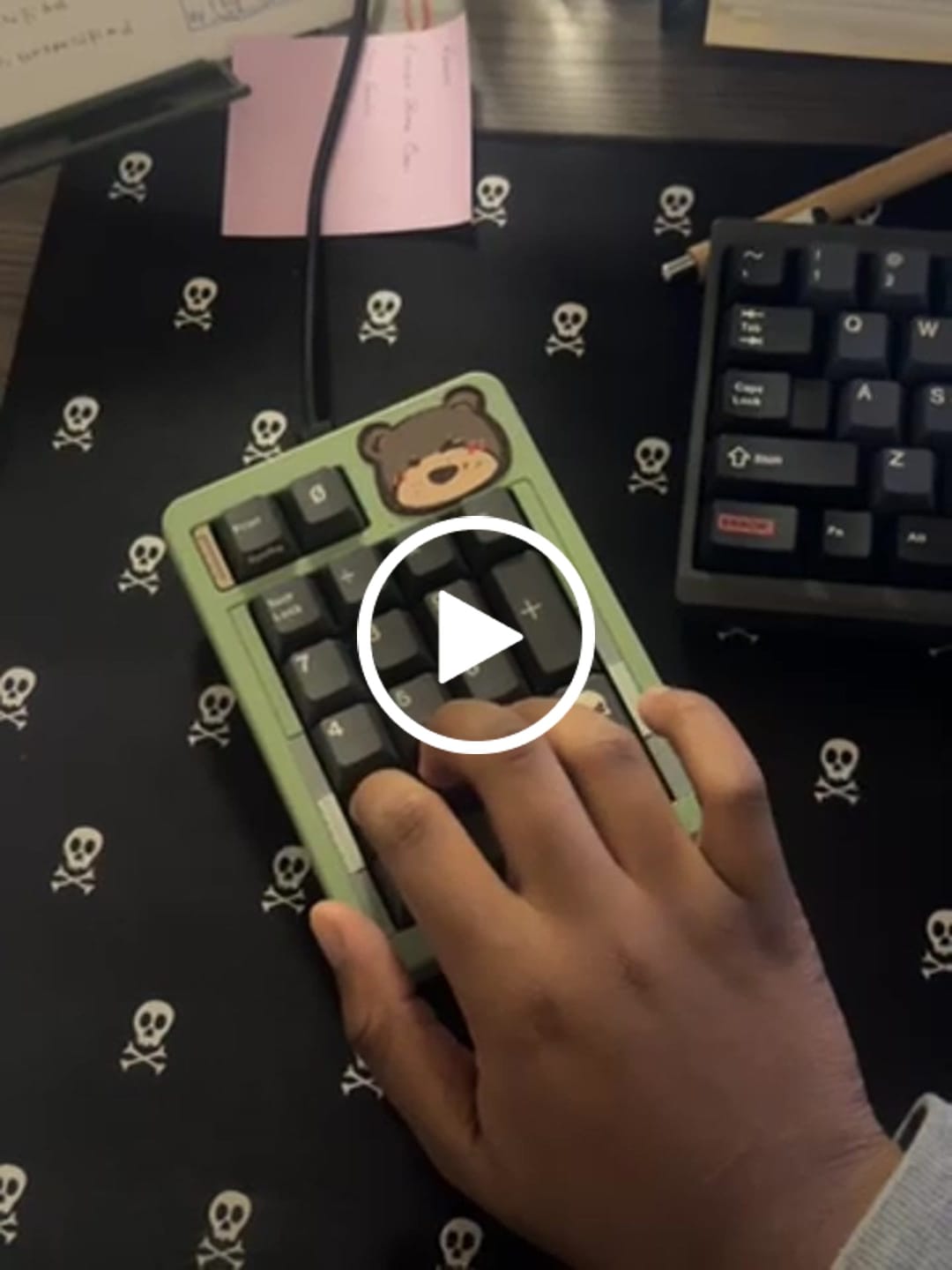 Customer video review of WINGTREE X LICHICX Taro Silent Tactile Switch Factory Lubed (10PCS)