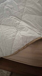 Customer photo review of Tek Kişilik Kuzu Yünü Yorgan 155x215 cm 2,5 kg Merinos Kuzu Yünü