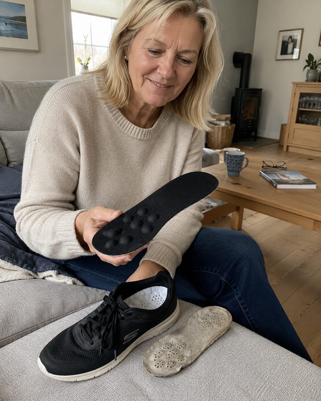 Customer photo review of Massage Insoles