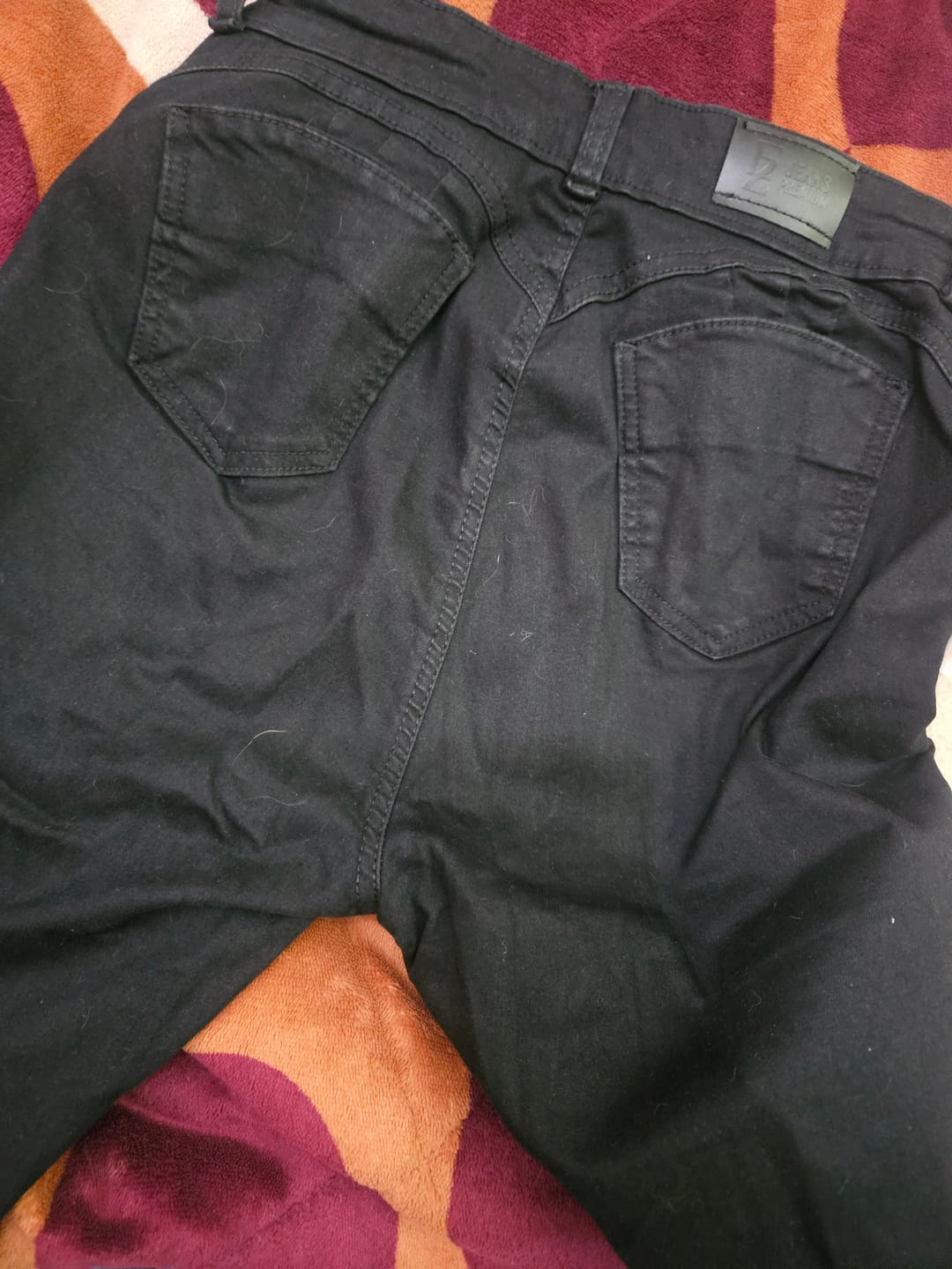 Customer photo review of EZ2534 | Jeans Flare Lineal  Botones Negro Nacional Ultra Push Up | EZ