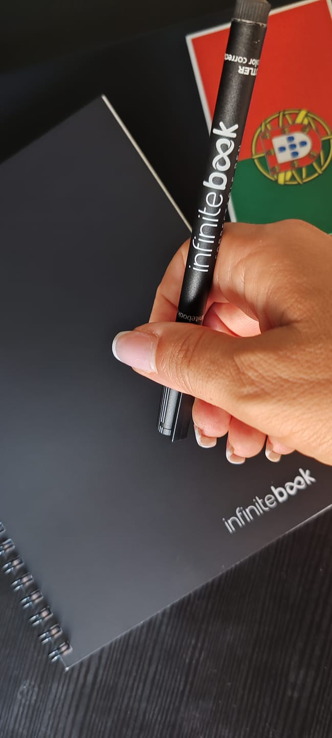 Customer photo review of Infinitebook Lined A5 Black