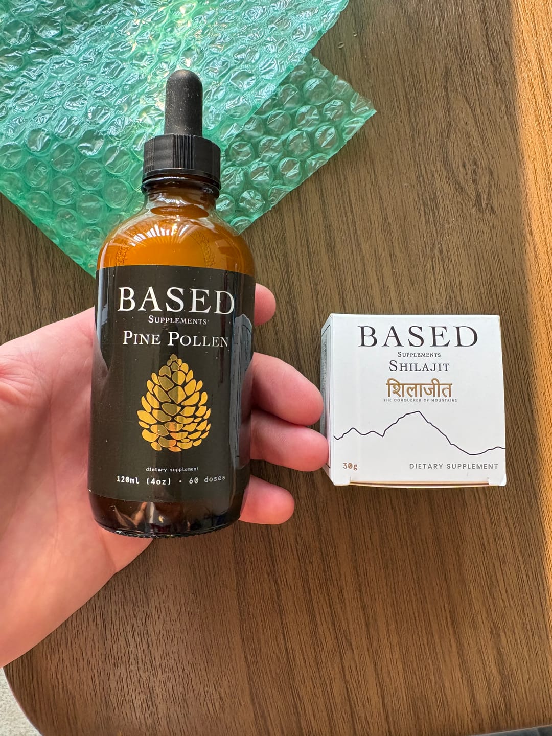 Customer photo review of Shilajit Resin
