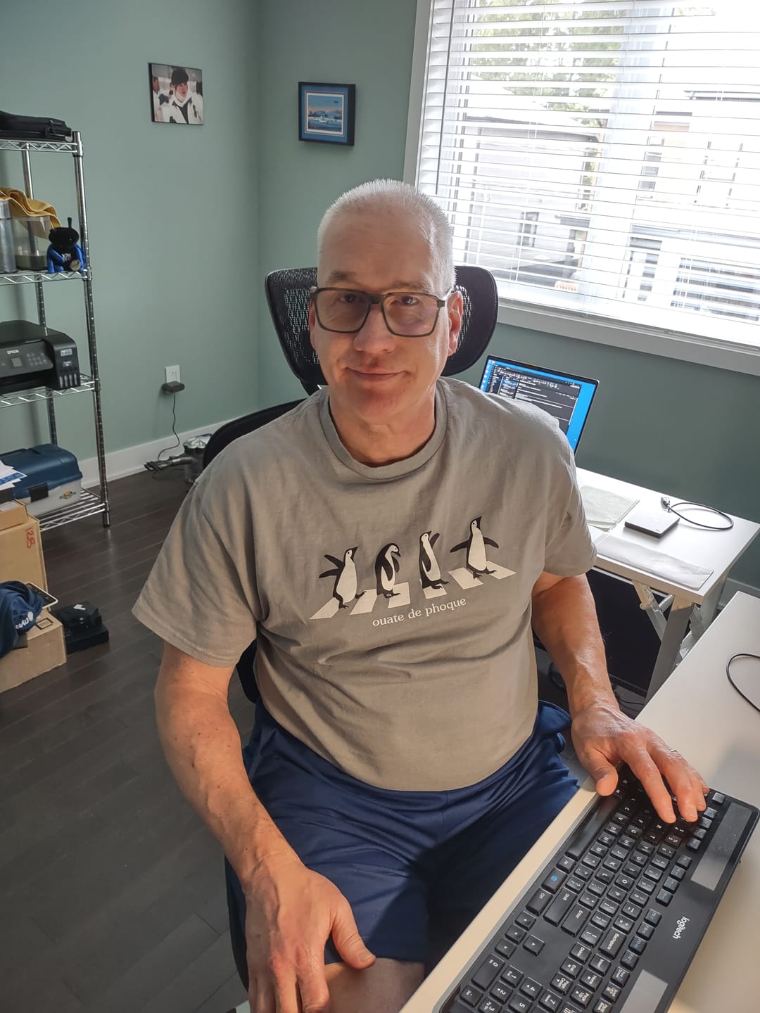 Customer photo review of T-Shirt Pingouins