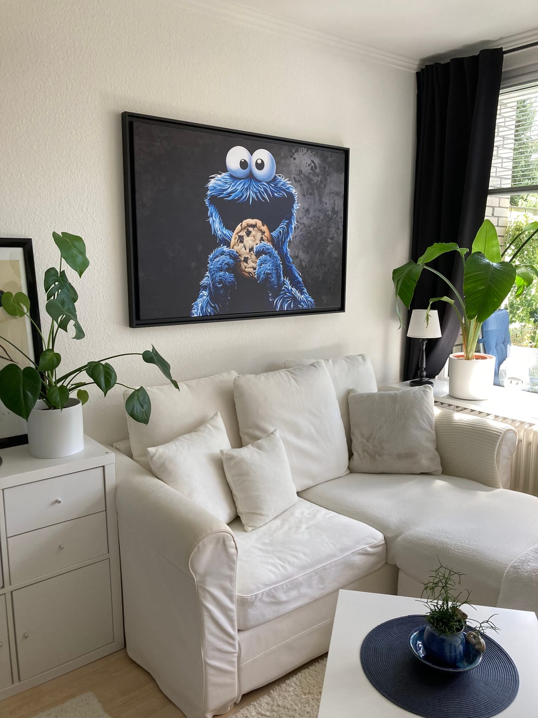 Customer photo review of Leinwandbild Keksmonster Querformat