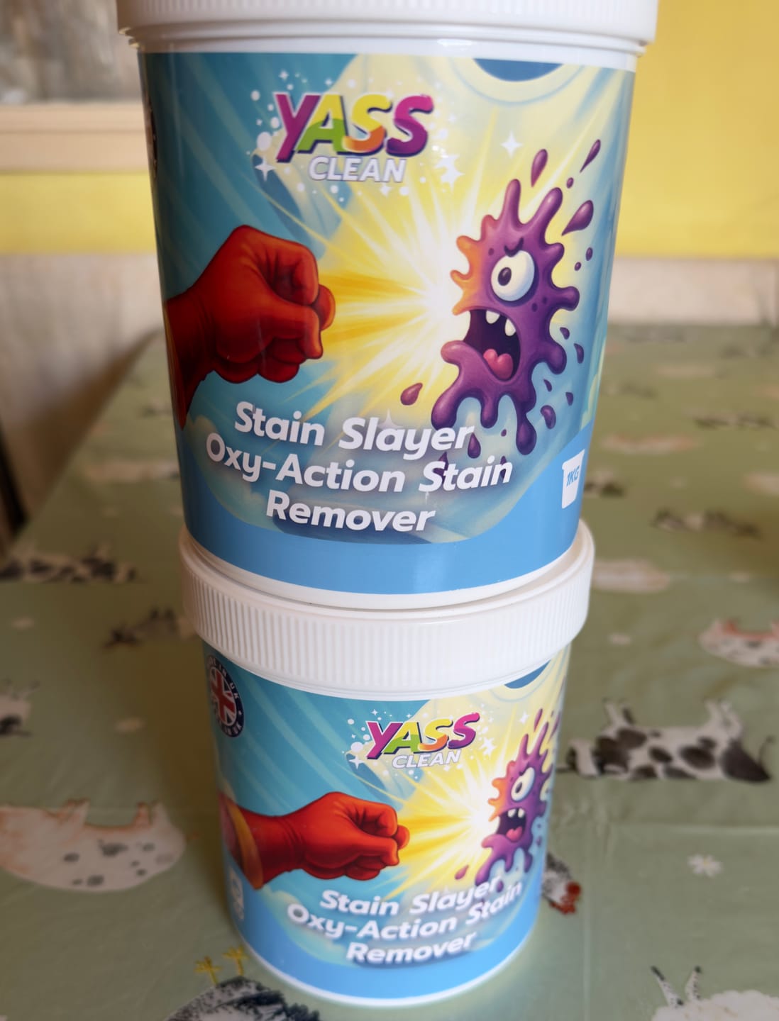 Customer photo review of Oxy-Action Stain Remover