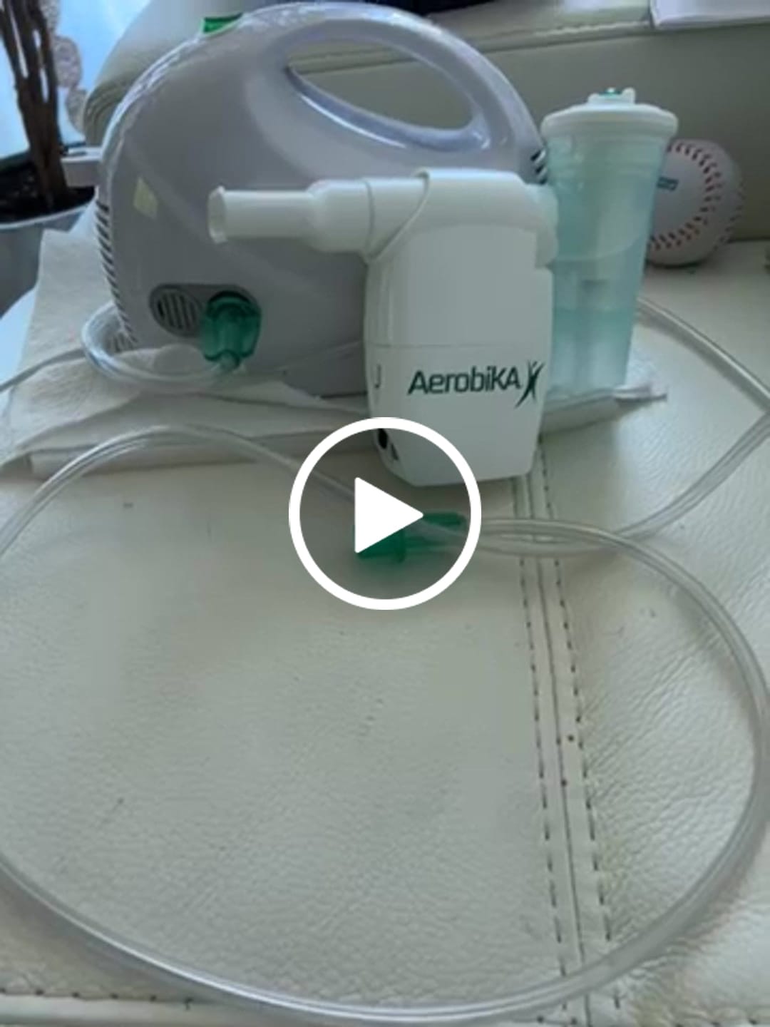 Customer video review of 7% Saline Solution Vials — Compatible with Nebulizer Machines & Mesh Nebulizers  50 Pack