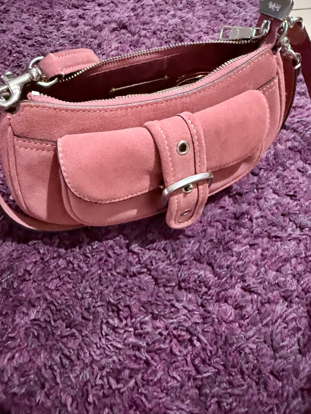 Customer photo review of Coach Ashton Mini Shoulder Bag In Pink CDB12