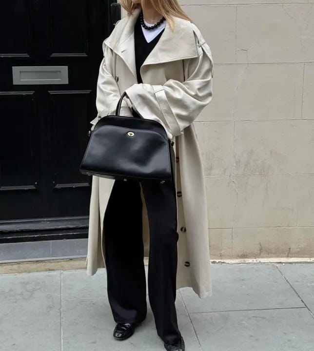 Customer photo review of Isobel Belted Trench Coat