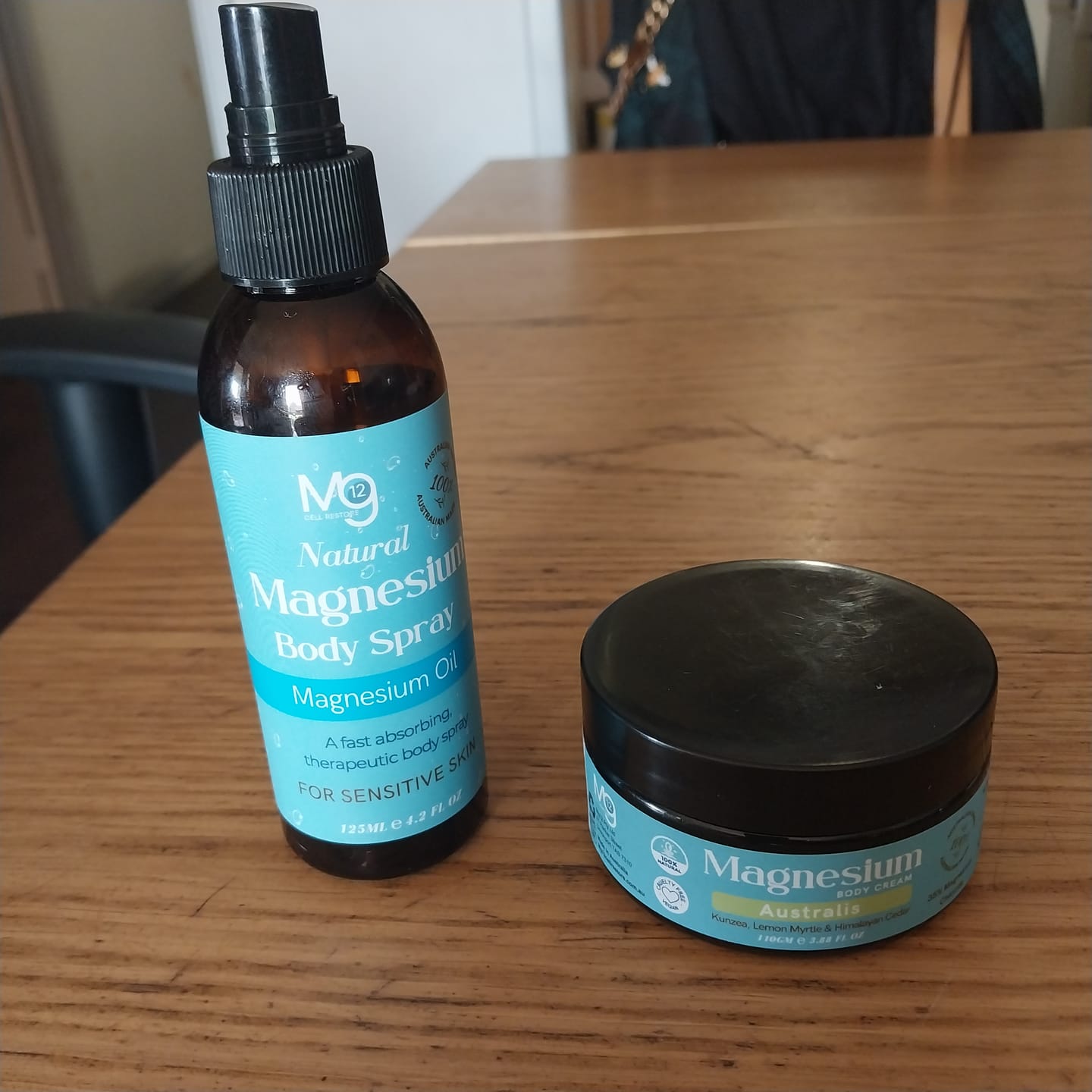 Customer photo review of Magnesium Cream Australis Body Cream 110g