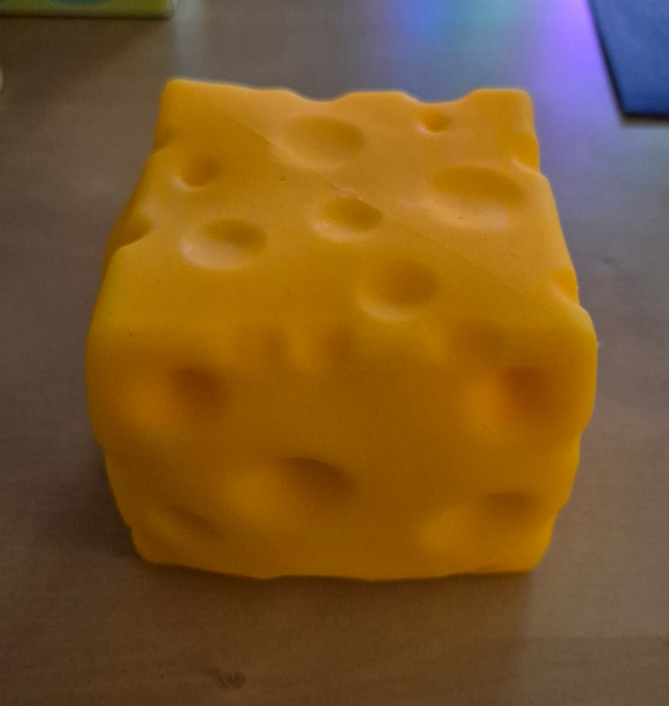 Customer photo review of Giant Durable Squishy Cheese