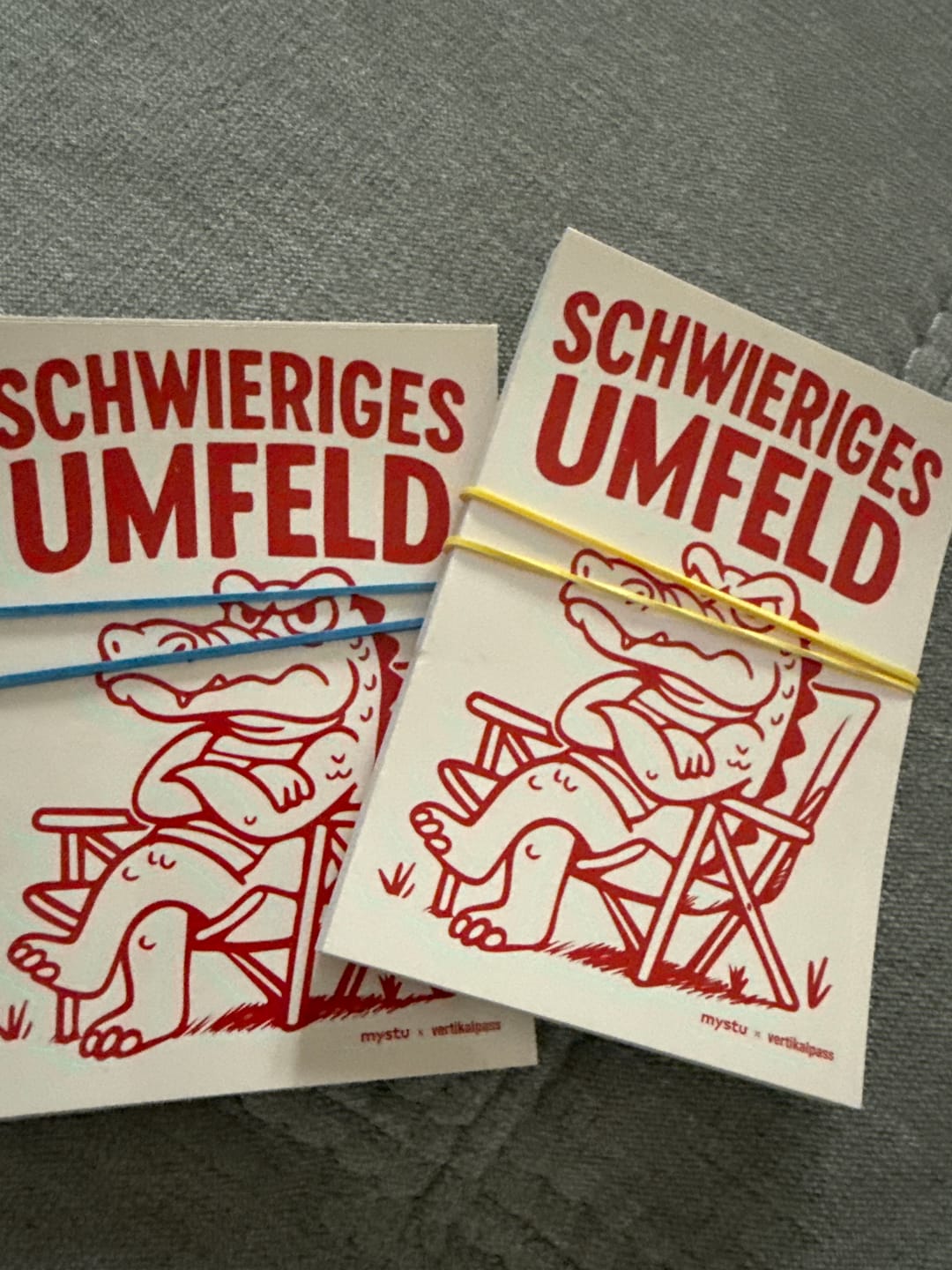 Customer photo review of Sticker - Schwieriges Umfeld