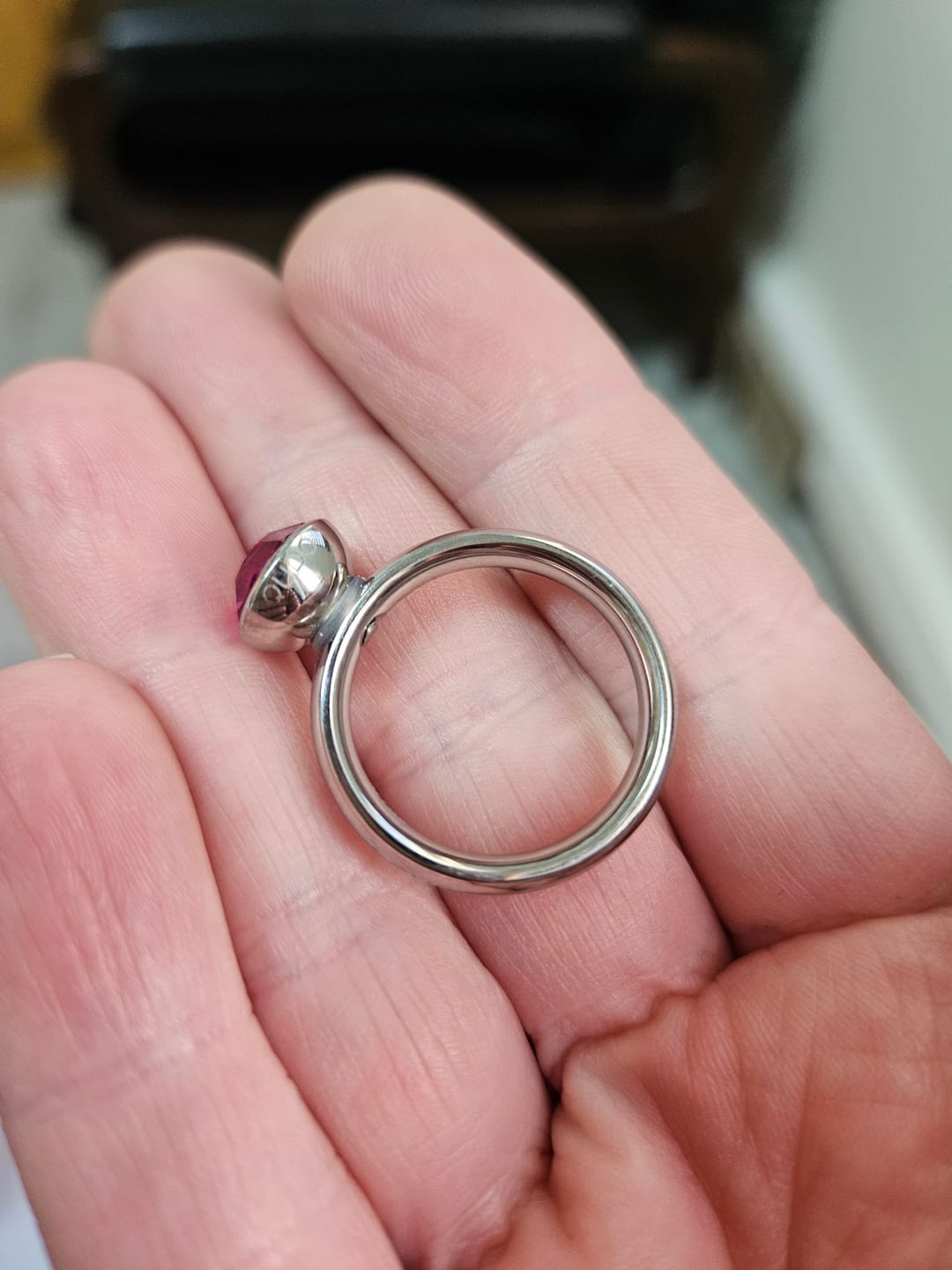 Customer photo review of Basic Ring Small in Silver