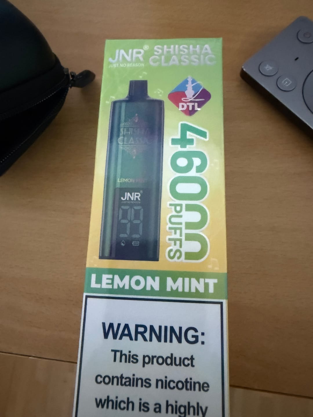 Customer photo review of JNR Shisha Classic 46K Puffs | Vape Descartável Portugal 2% Nicotina