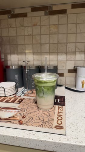 Customer photo review of Matcha Premium Barista