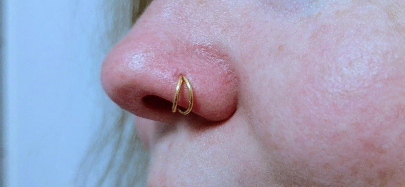 Customer photo review of Double Elegant | Nasen- & Ohrpiercing