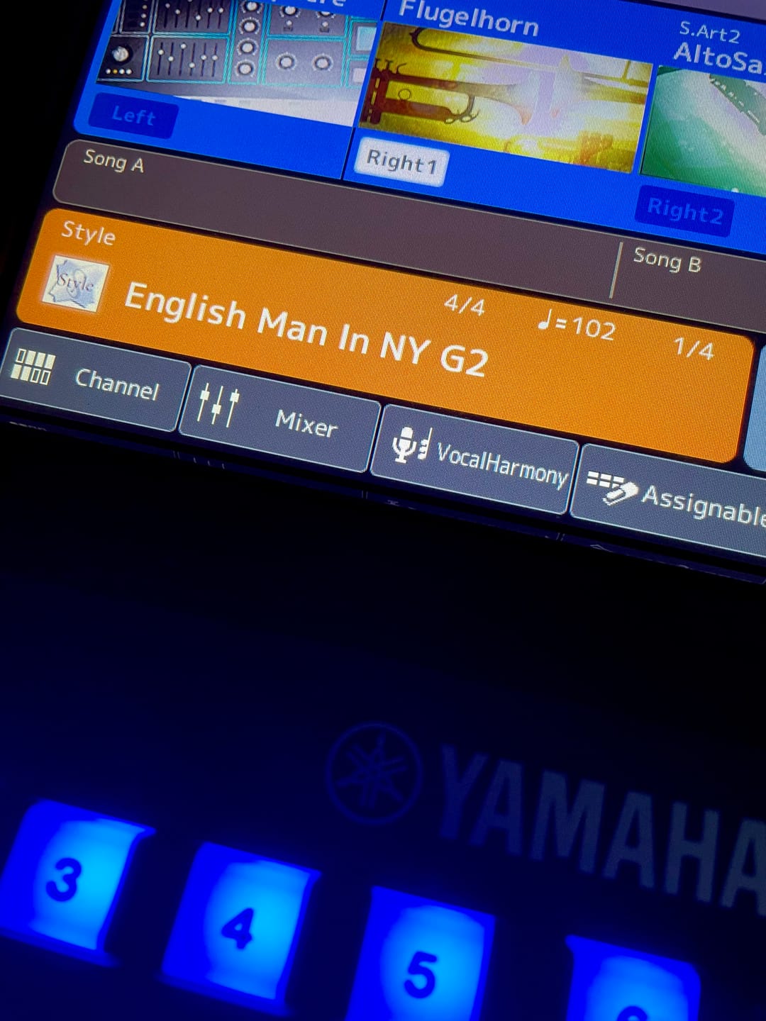 Customer photo review of English Man In New York (Keyboard-Style)