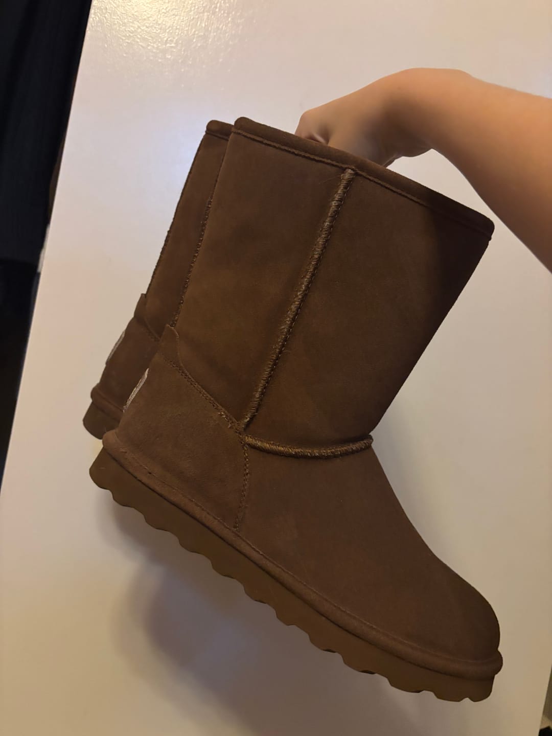 Customer photo review of ELLE SHORT COCOA