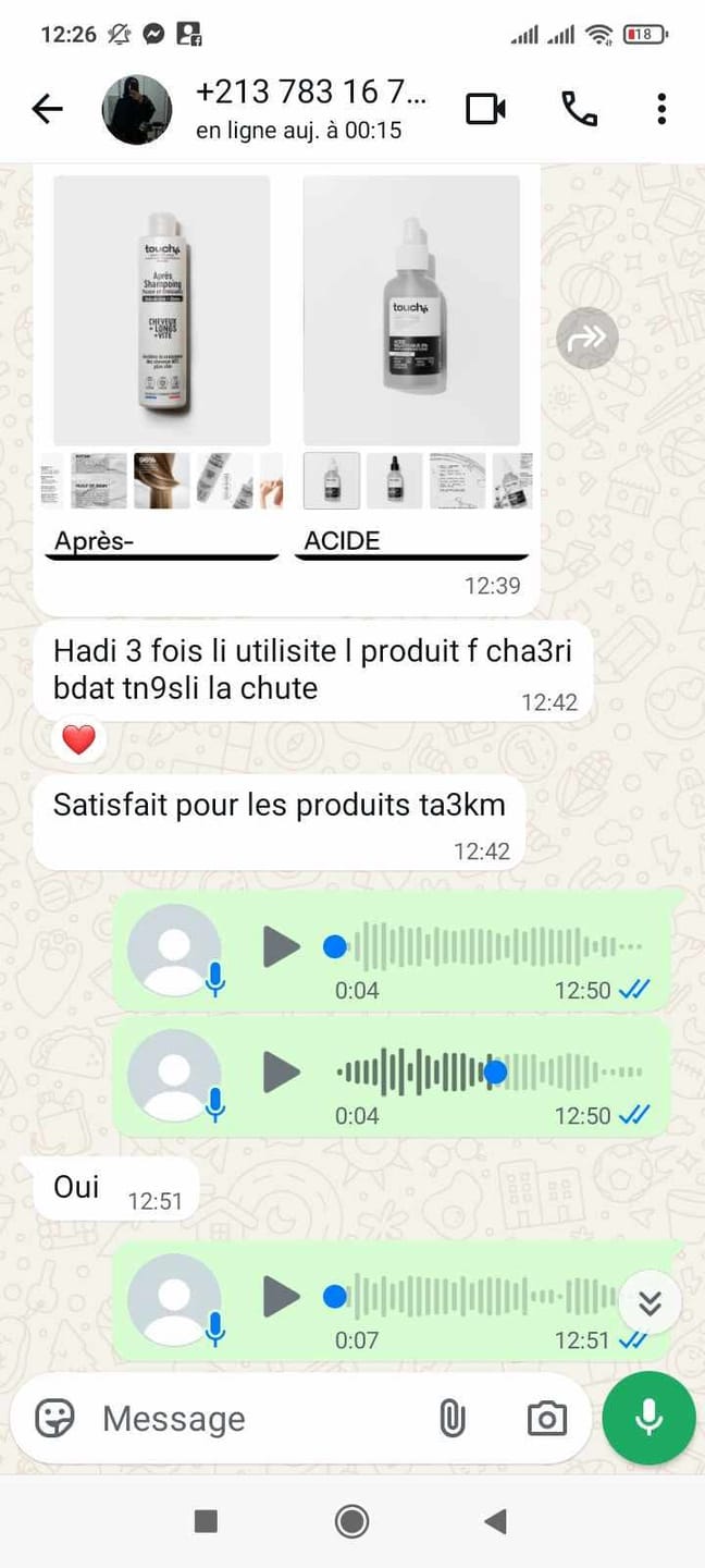 Customer photo review of Pack Anti Chute Touché