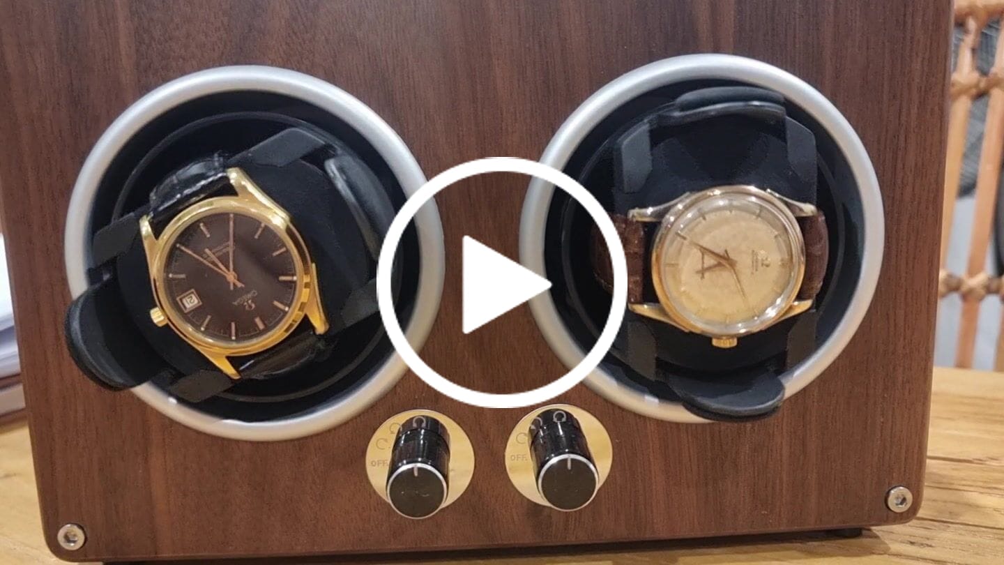 Customer video review of Geek Walnut Automatic Watch Winder