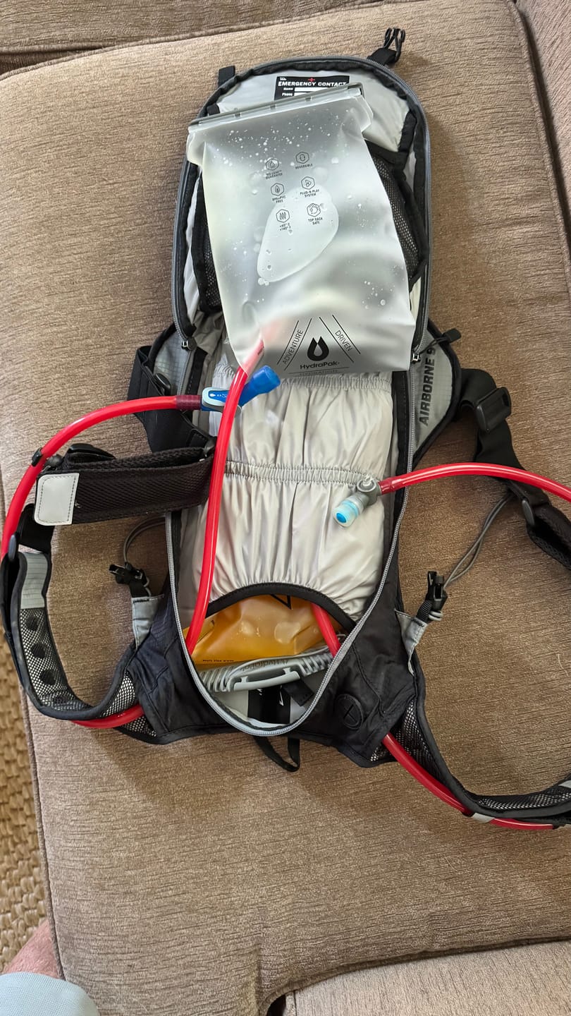 Customer photo review of Airborne 9L Race Edition Hydration Pack