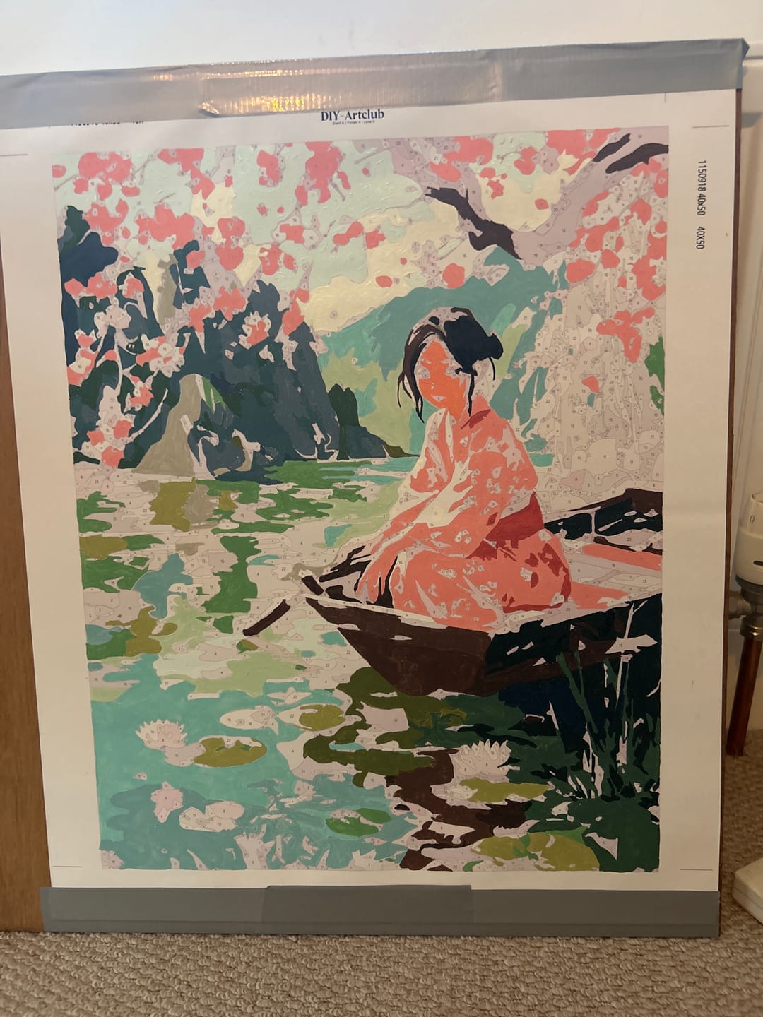 Customer photo review of Under the Sakura | Paint by Number