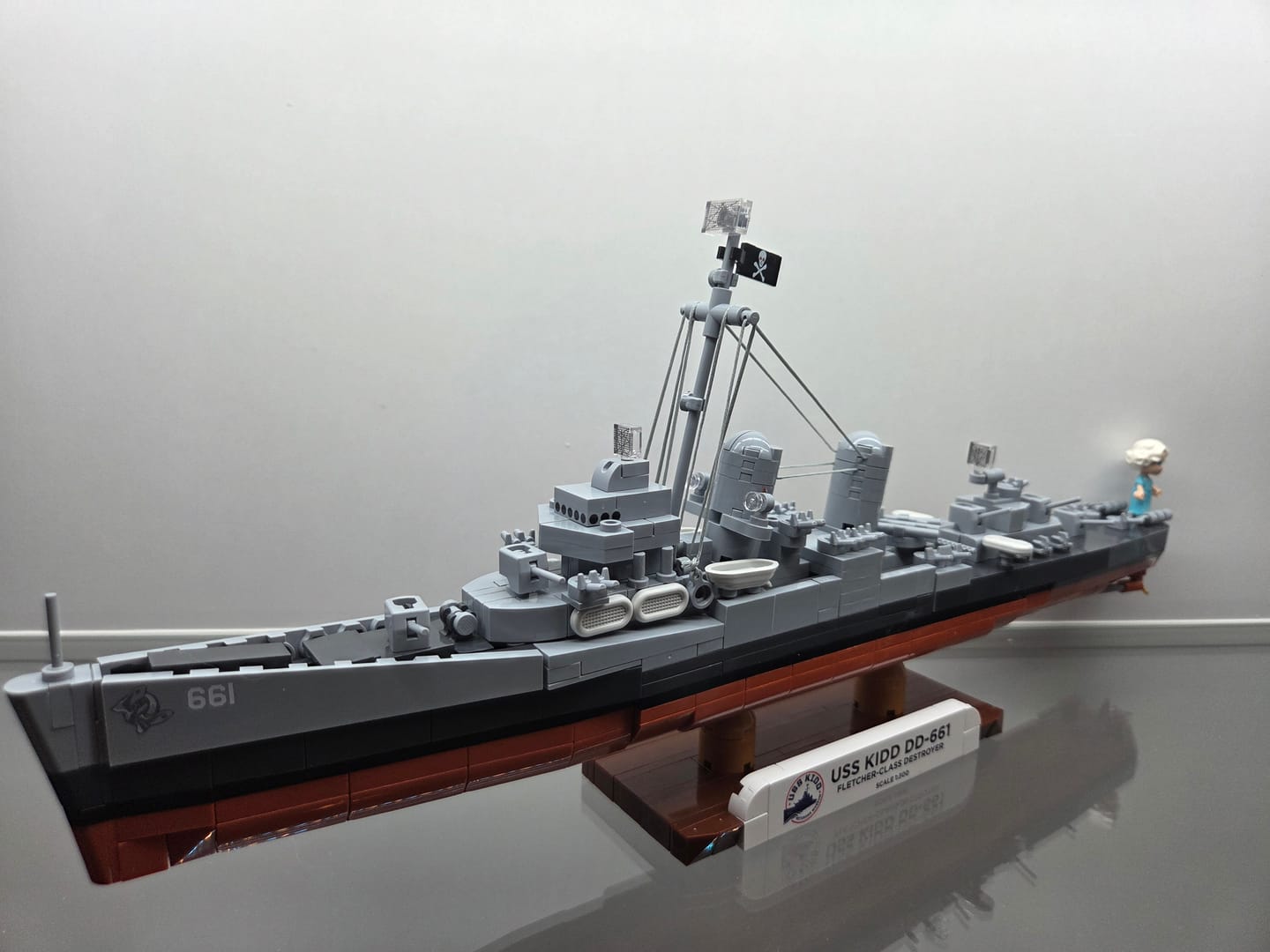 Customer photo review of COBI USS Kidd DD-661 Destroyer: Set #4866