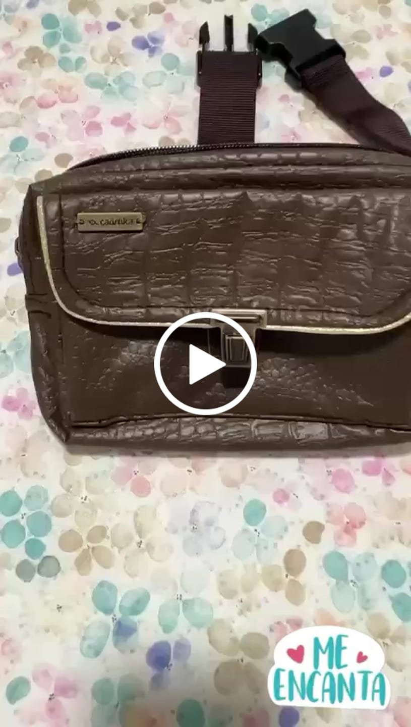 Customer video review of Riñonera Urban "Elegant Brown" · Polipiel · Pieza Única Núm. 18907