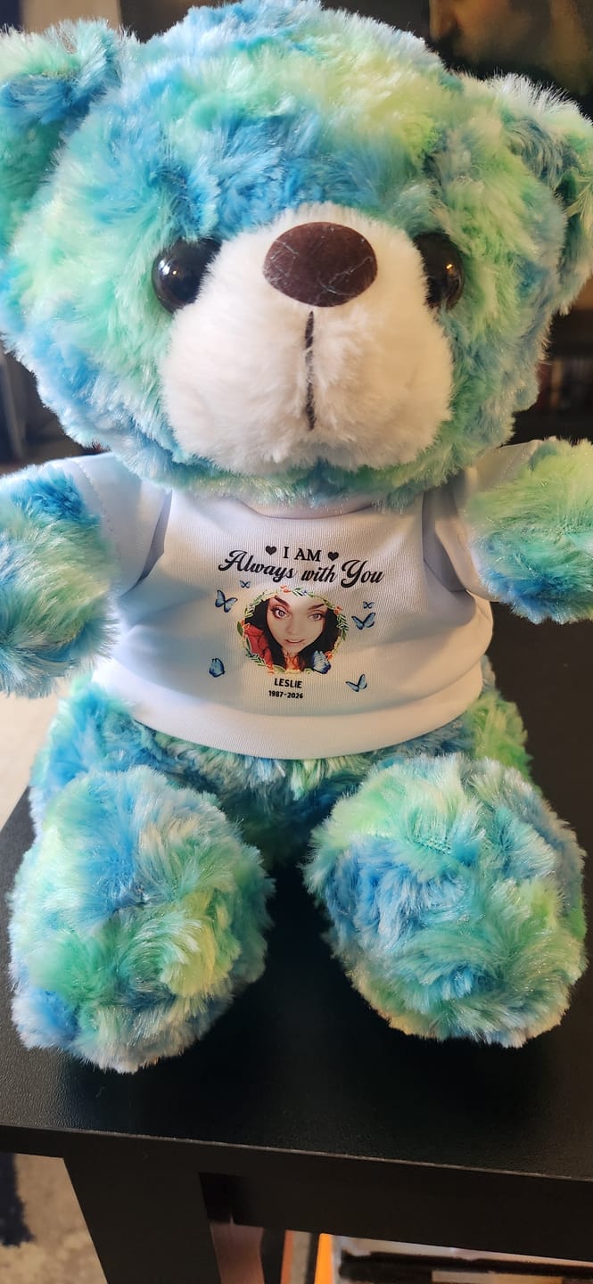 Customer photo review of I'm Always With You - Personalized Memorial Teddy Bear