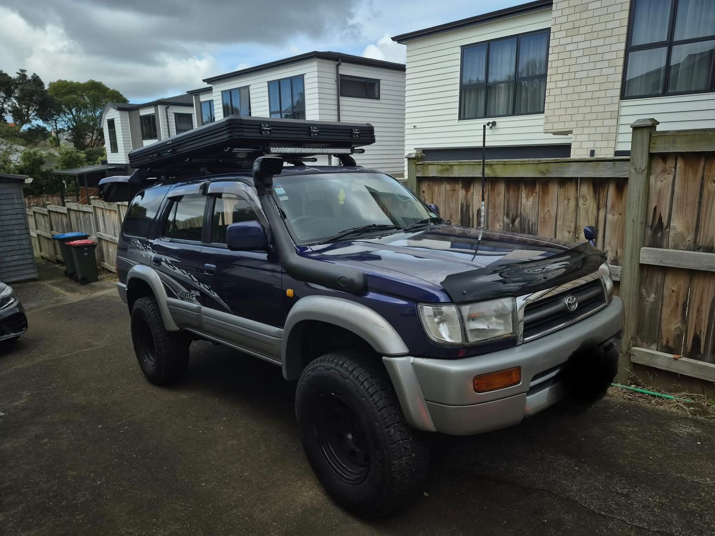 Customer photo review of Plastic Snorkel for Toyota Hilux Surf / 4Runner KZN185 | 3rd Gen 96-02
