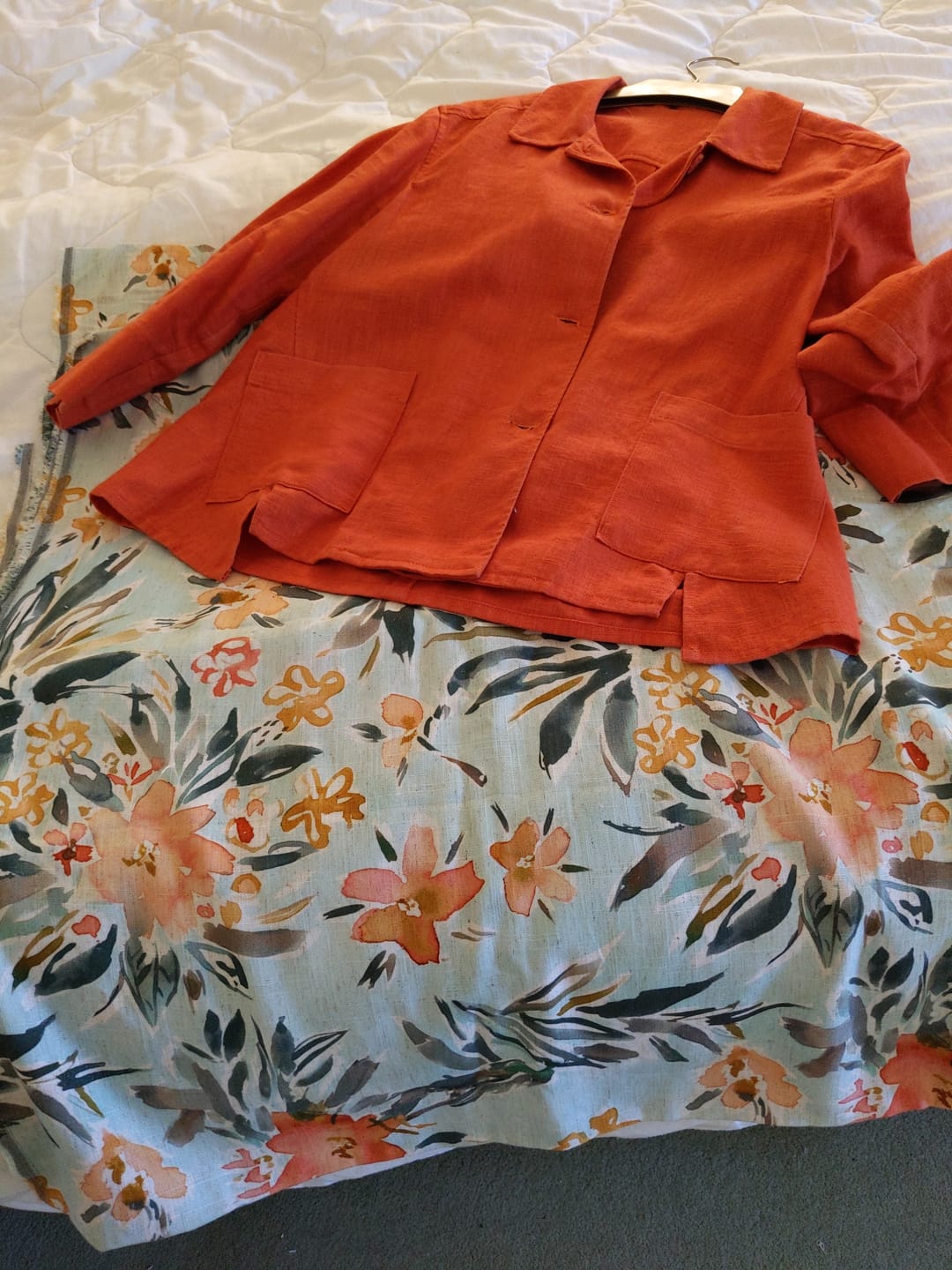 Customer photo review of Belle Wash Linen Viscose Fabric