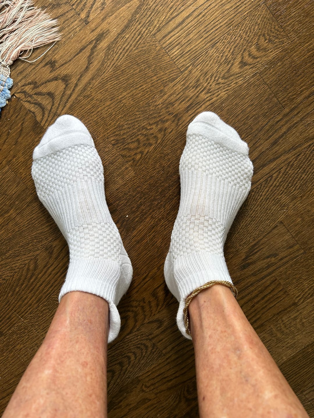 Customer photo review of Ankelstrumpor i bambu med mild kompression