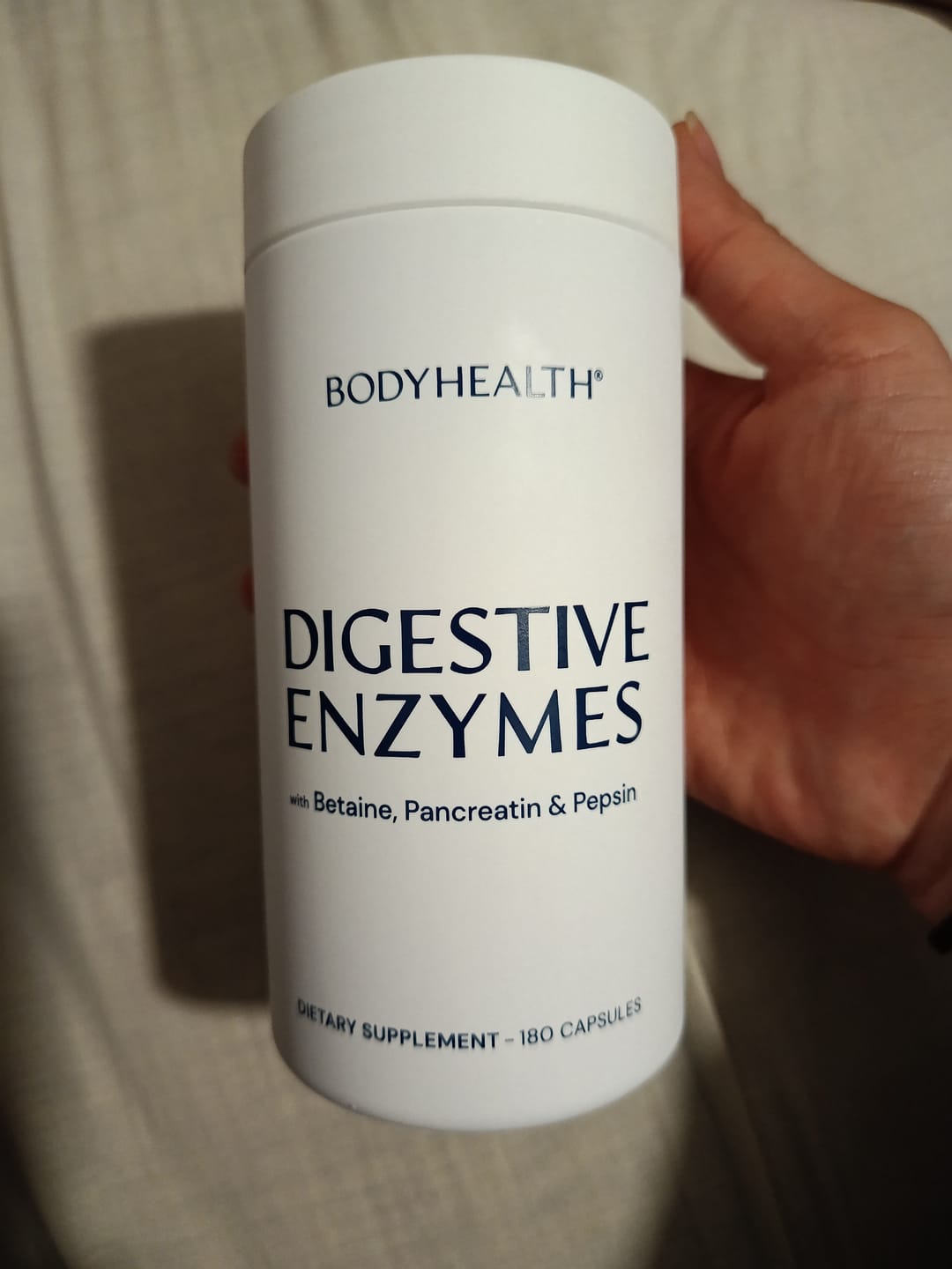 Customer photo review of Enzimas Digestivas - BodyHealth - Full Spectrum - 180 Cápsulas