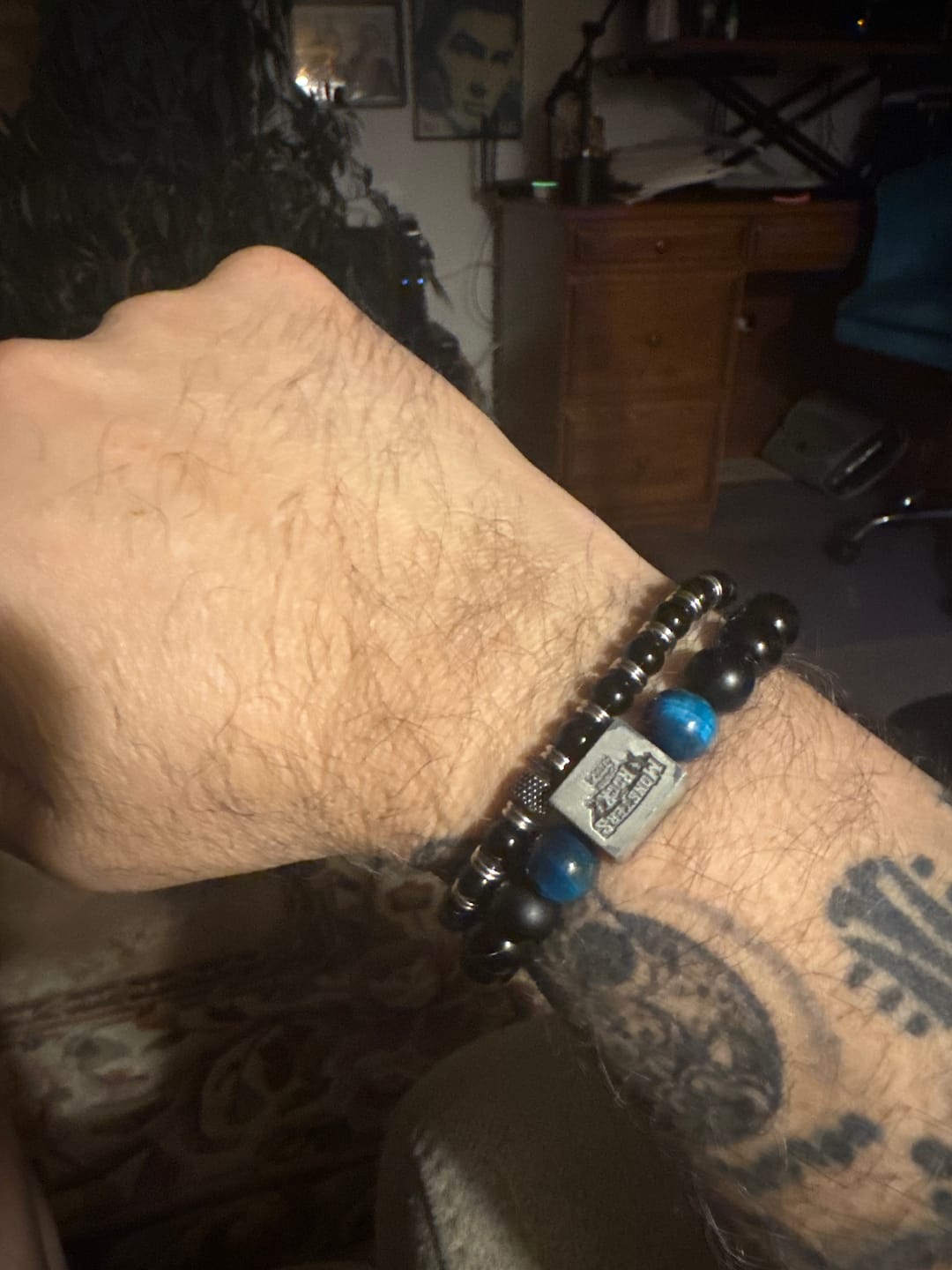 Customer photo review of OFFICIAL MONSTERS OF ROCK CRUISE BRACELET 2024 - BEADED BRACELET