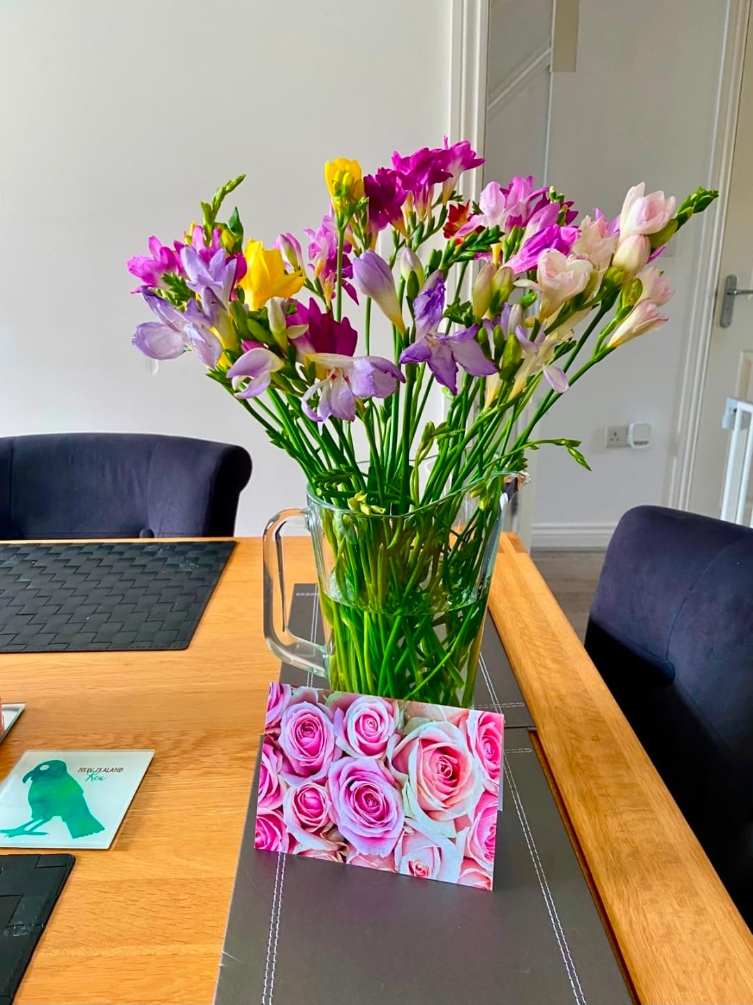 Customer photo review of Mixed Guernsey Long Stem Freesia Flowers
