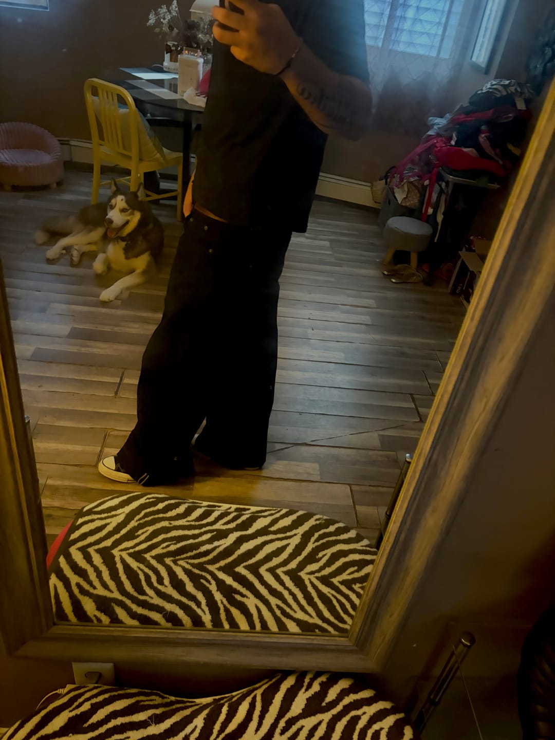 Customer photo review of Black Selvedge Denim