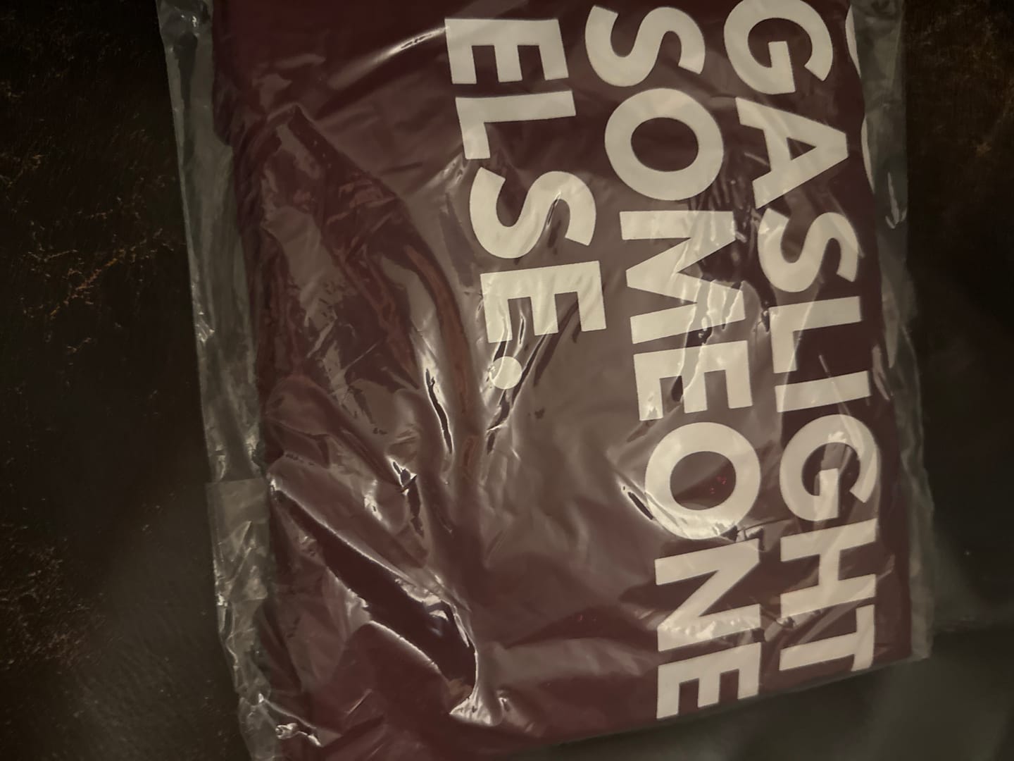 Customer photo review of Drink Water Fight Racism Unisex T-shirt