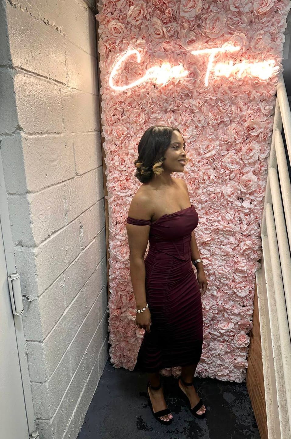 Customer photo review of Scarlett Midi Dress