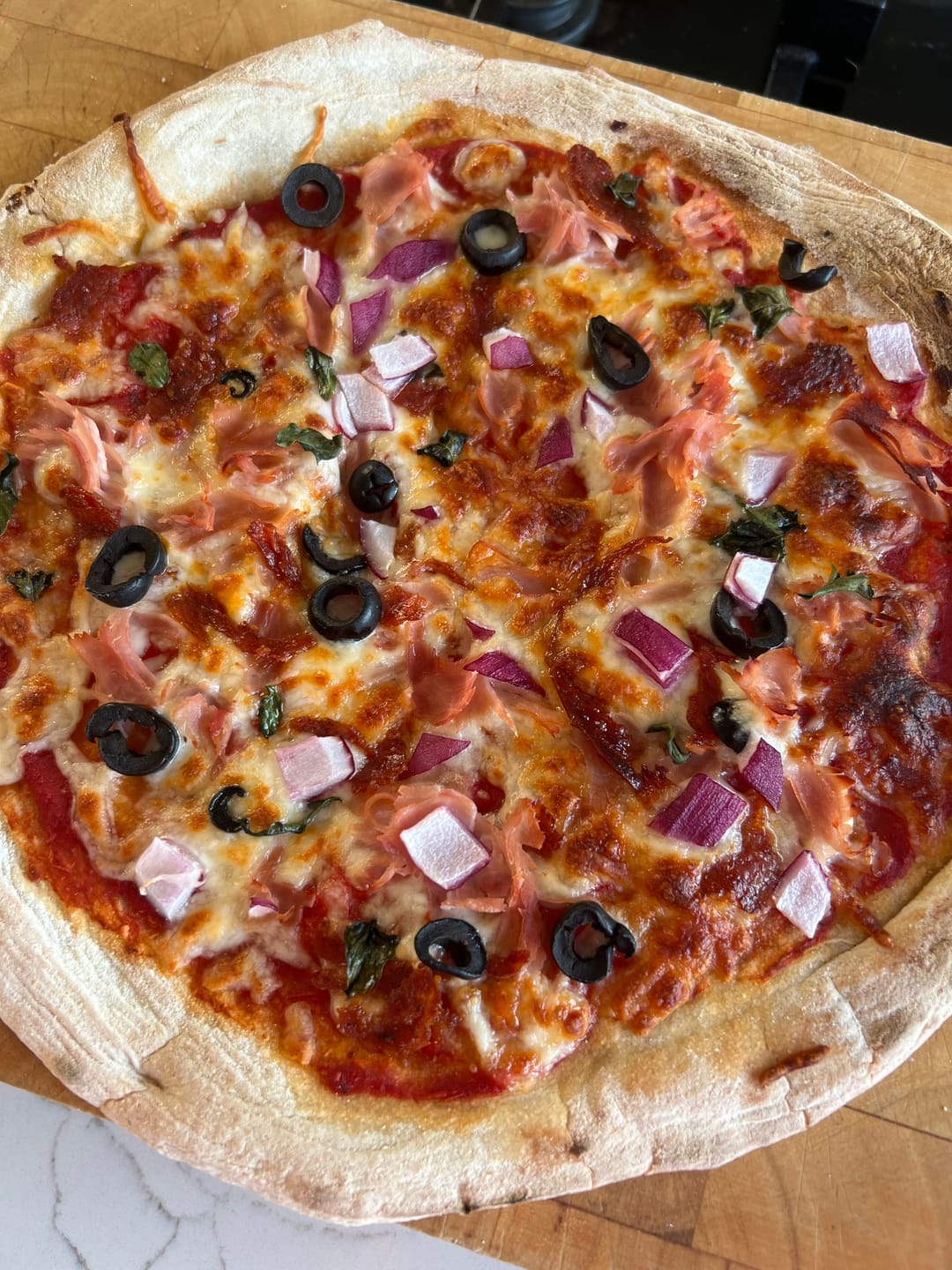 Customer photo review of Sourdough Pizza Bases
