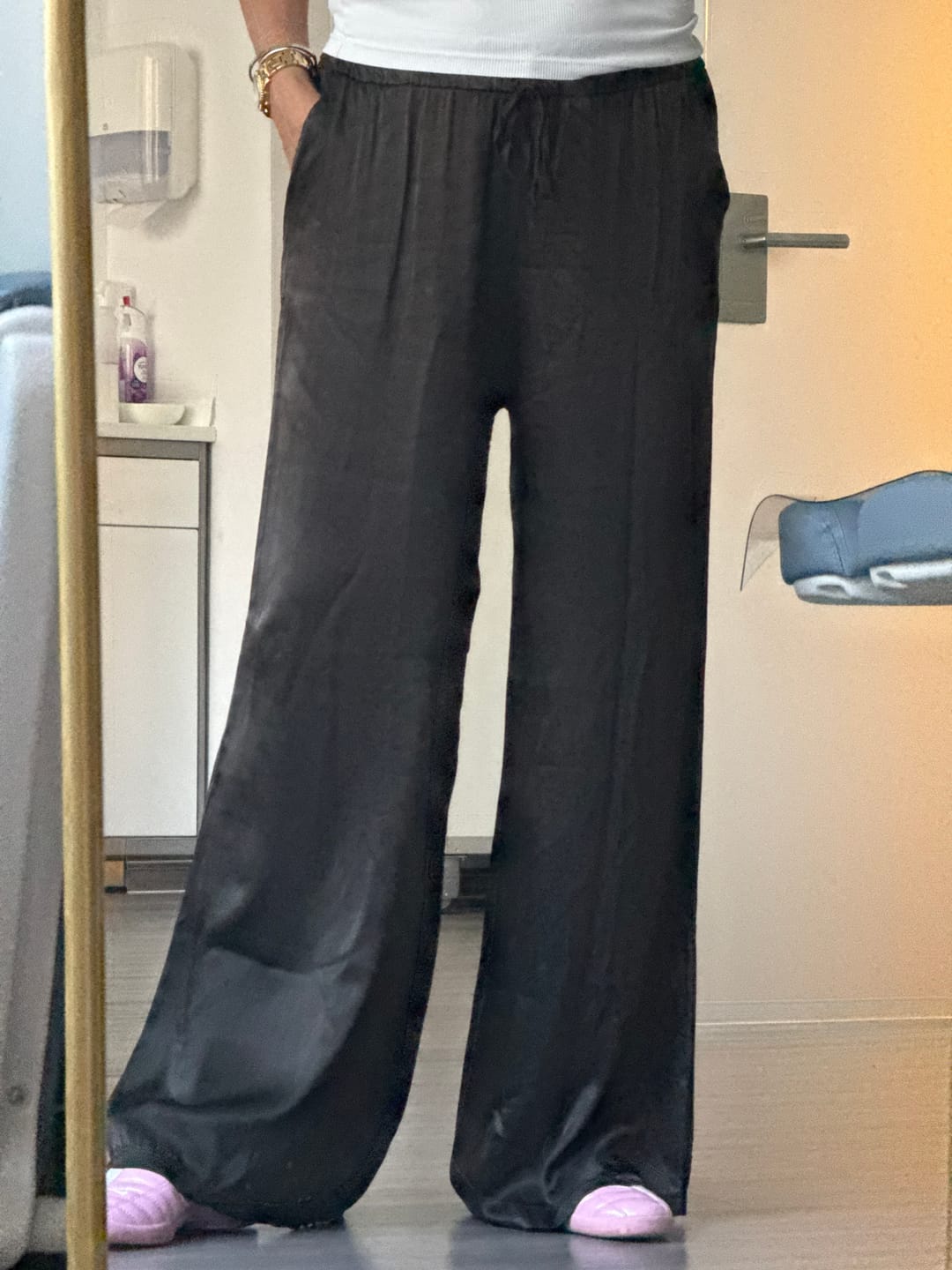 Customer photo review of Satin Hose