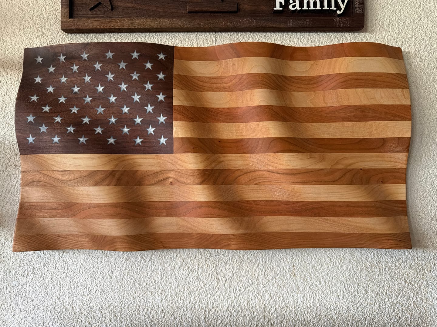 Customer photo review of Wavy USA Flag CNC Kit
