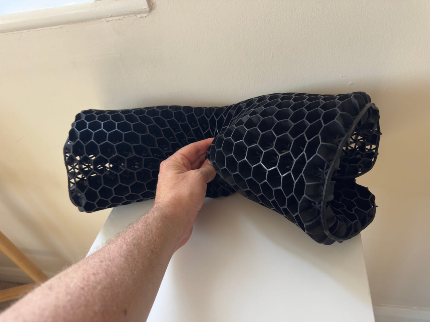 Customer photo review of Advanced Orthopaedic Pressure Relief Cushion – PLUS