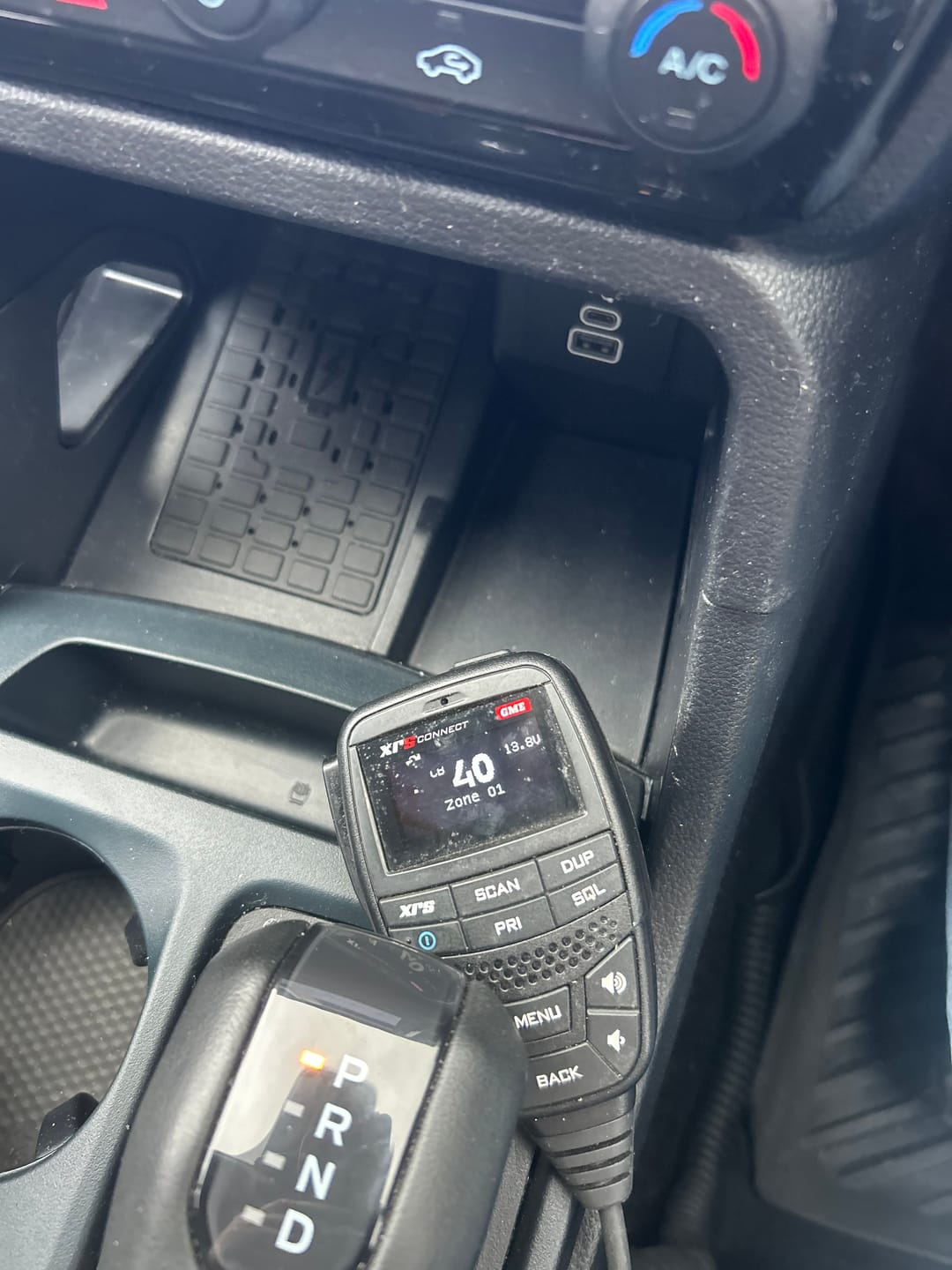 Customer photo review of UHF Handpiece Mount - Ford Ranger NextGen & Super Duty & Everest - Centre Console